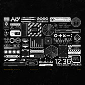 Neobrutalism Futuristic Graphic Elements