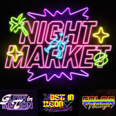 Neon Heatmap Text Effect