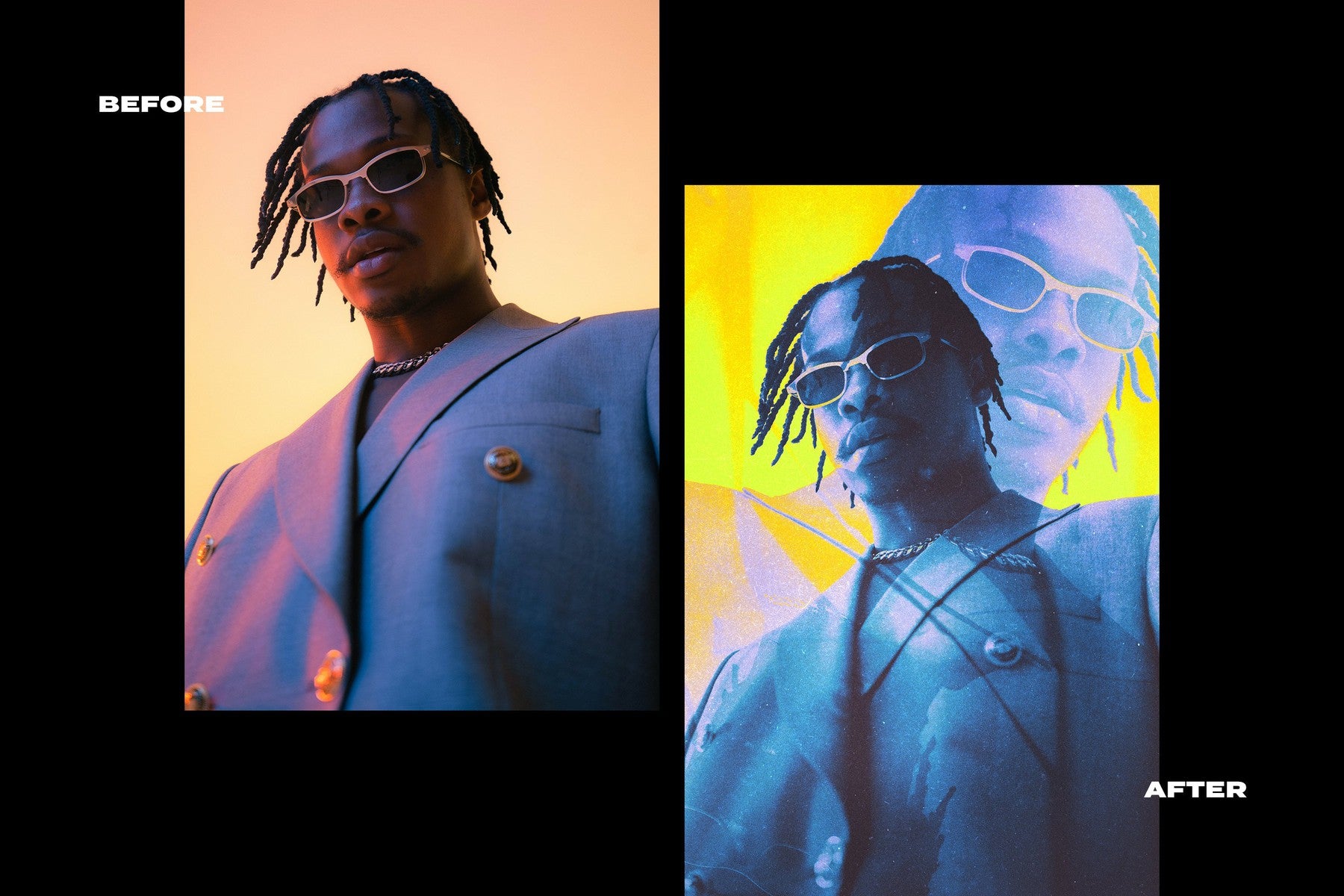 Neon Negative Photo Effect