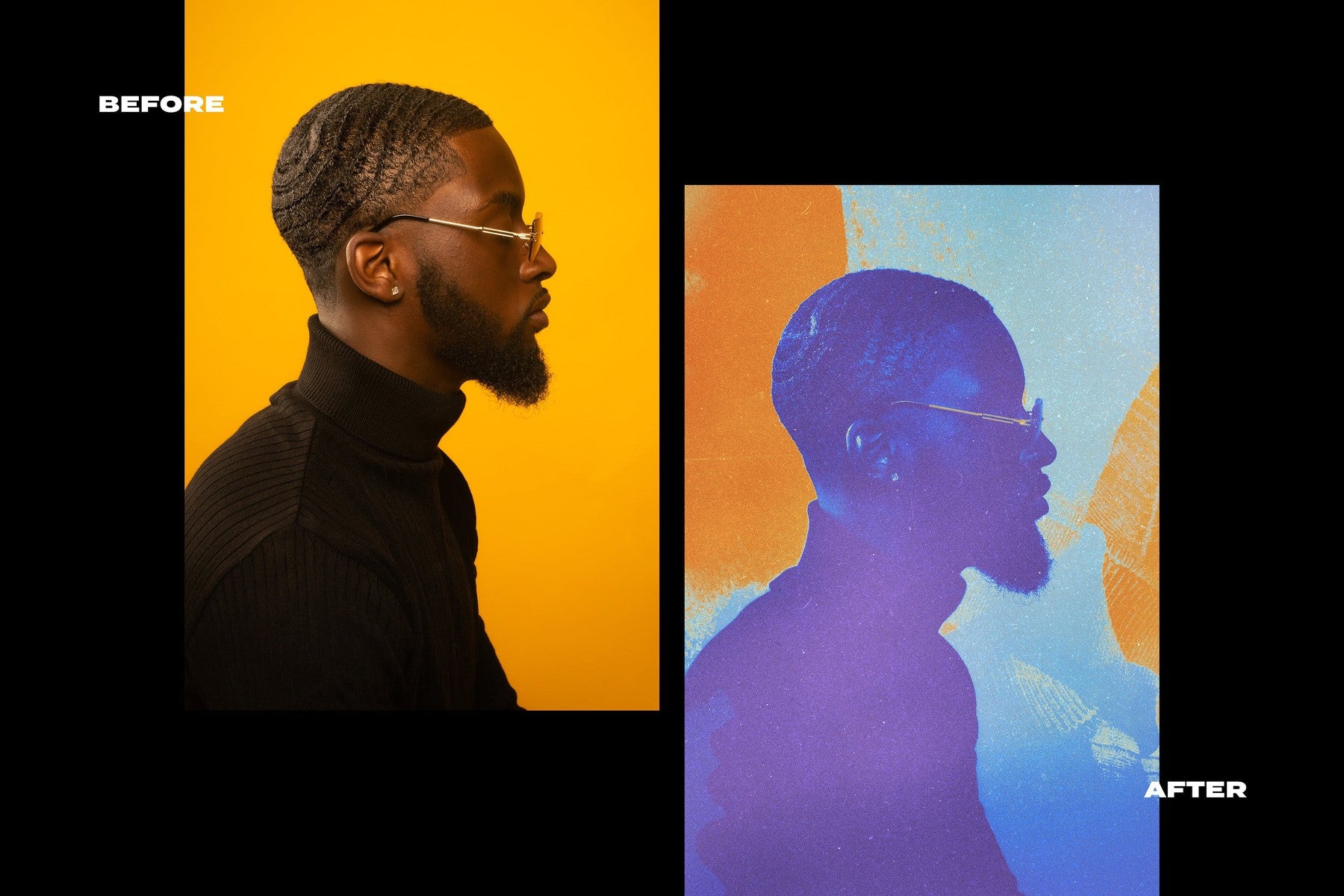 Neon Negative Photo Effect