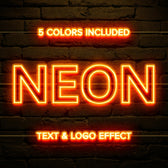 Neon Text & Logo Effect