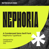 Nephoria Condensed Sans Serif Font