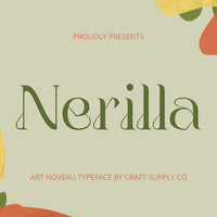 Nerilla – Art Nouveau Font