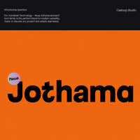Neue Jothama - Geometric Fonts