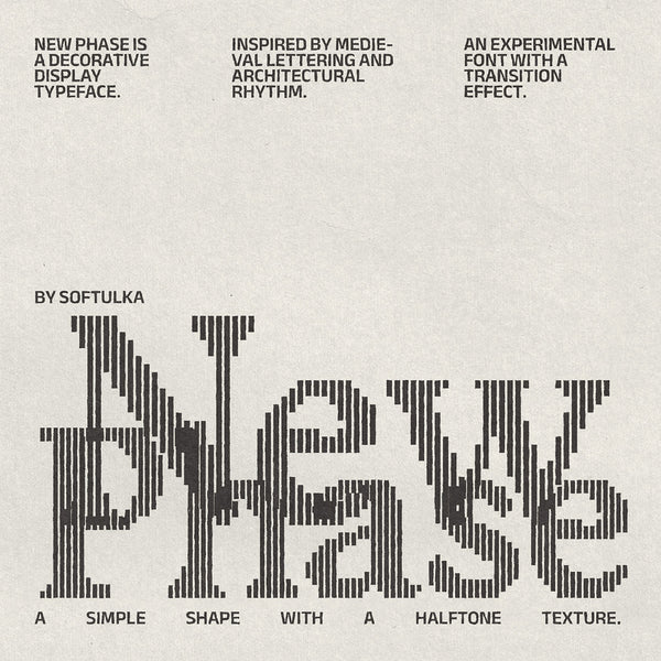 New Phase Typeface by Softulka – Studio 2am New Phase Typeface by Softulka – Studio 2am