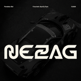 Nezag - Futuristic Sport Font