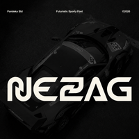 Nezag - Futuristic Sport Font