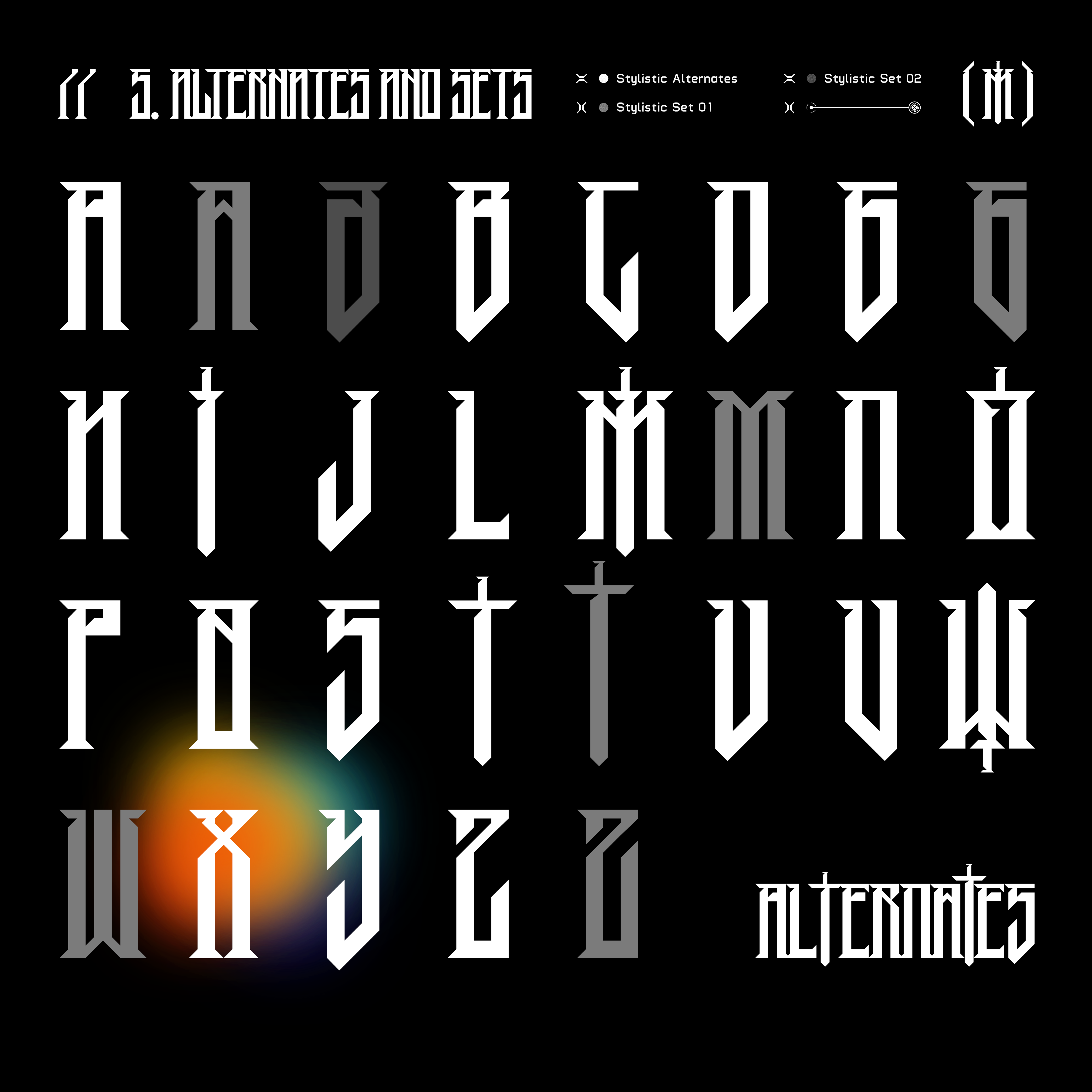XYB3R Typeface