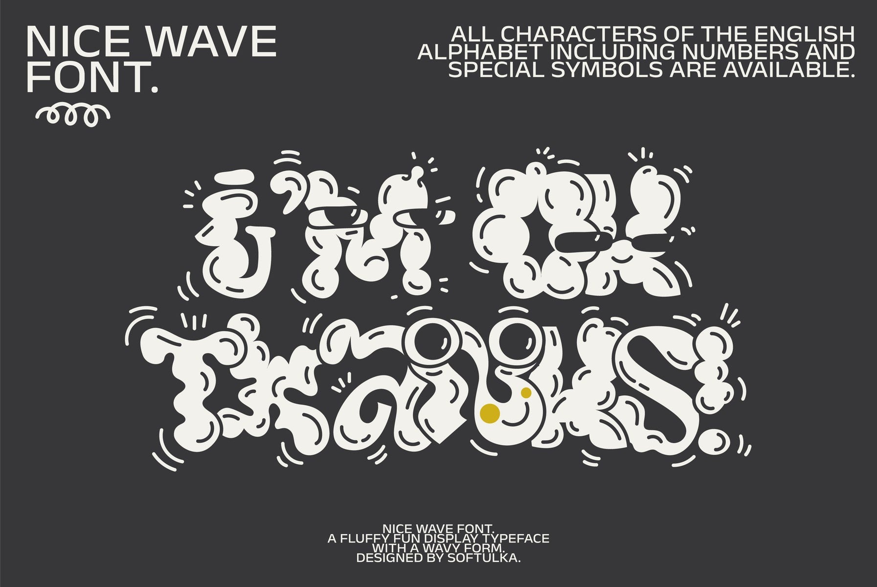 Nice Wave Font - Fun Display Typeface