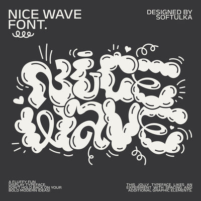 Nice Wave Font - Fun Display Typeface