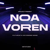 Noa Voren - Extended Sans Serif Font