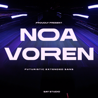 Noa Voren - Extended Sans Serif Font