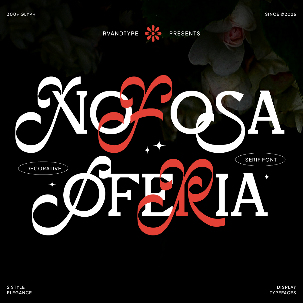 Nofosa Oferia - Decorative Serif by Rvandtype, preview 1