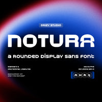 Notura – Rounded Display Sans Font