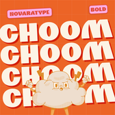 NV CHOOM – Bold Sans Display Font