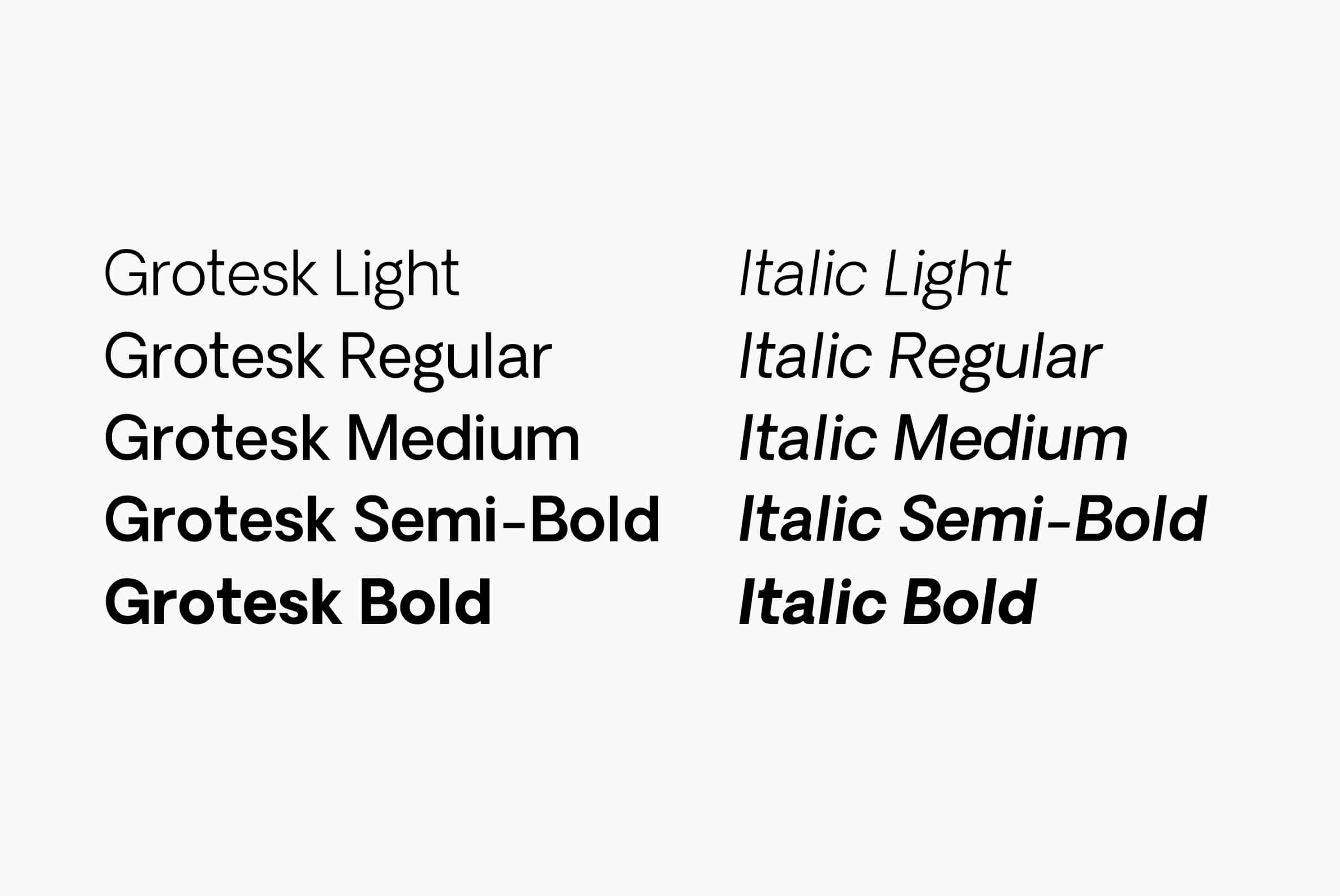 Oakes Grotesk - Full Family