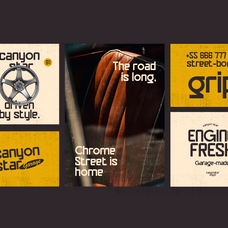 Ogalio - Automotive Retro Sans Font by Pandeka Foundry, preview 8