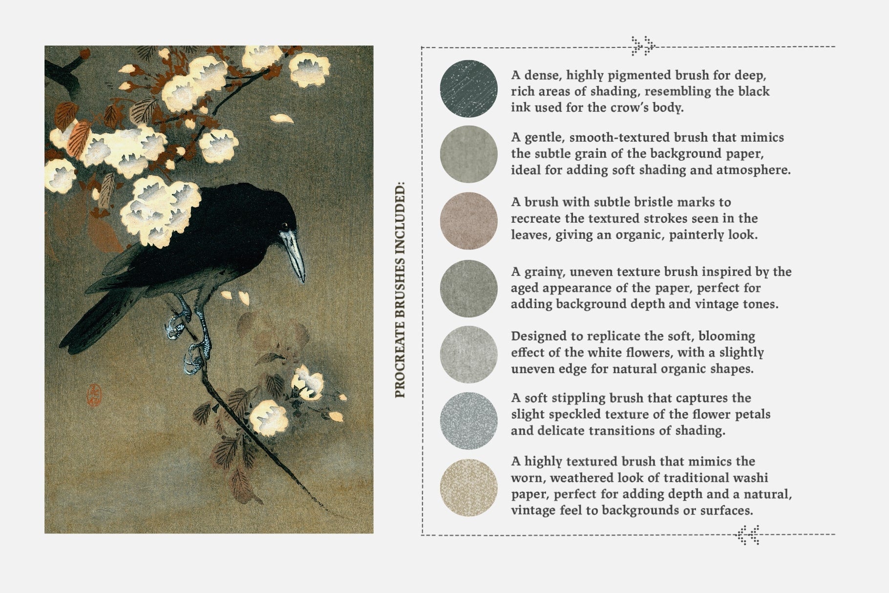 Ohara Koson Procreate Kit