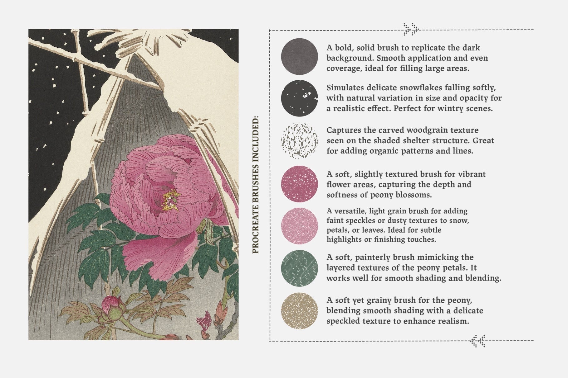 Ohara Koson Procreate Kit