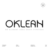 Oklean - Elegant Sans Serif