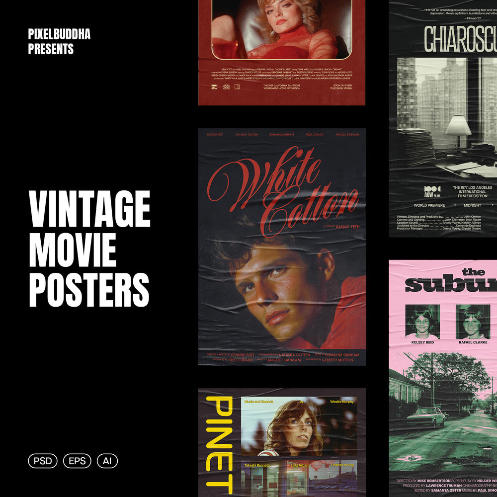 Old Movie Posters Collection by Pixelbuddha
