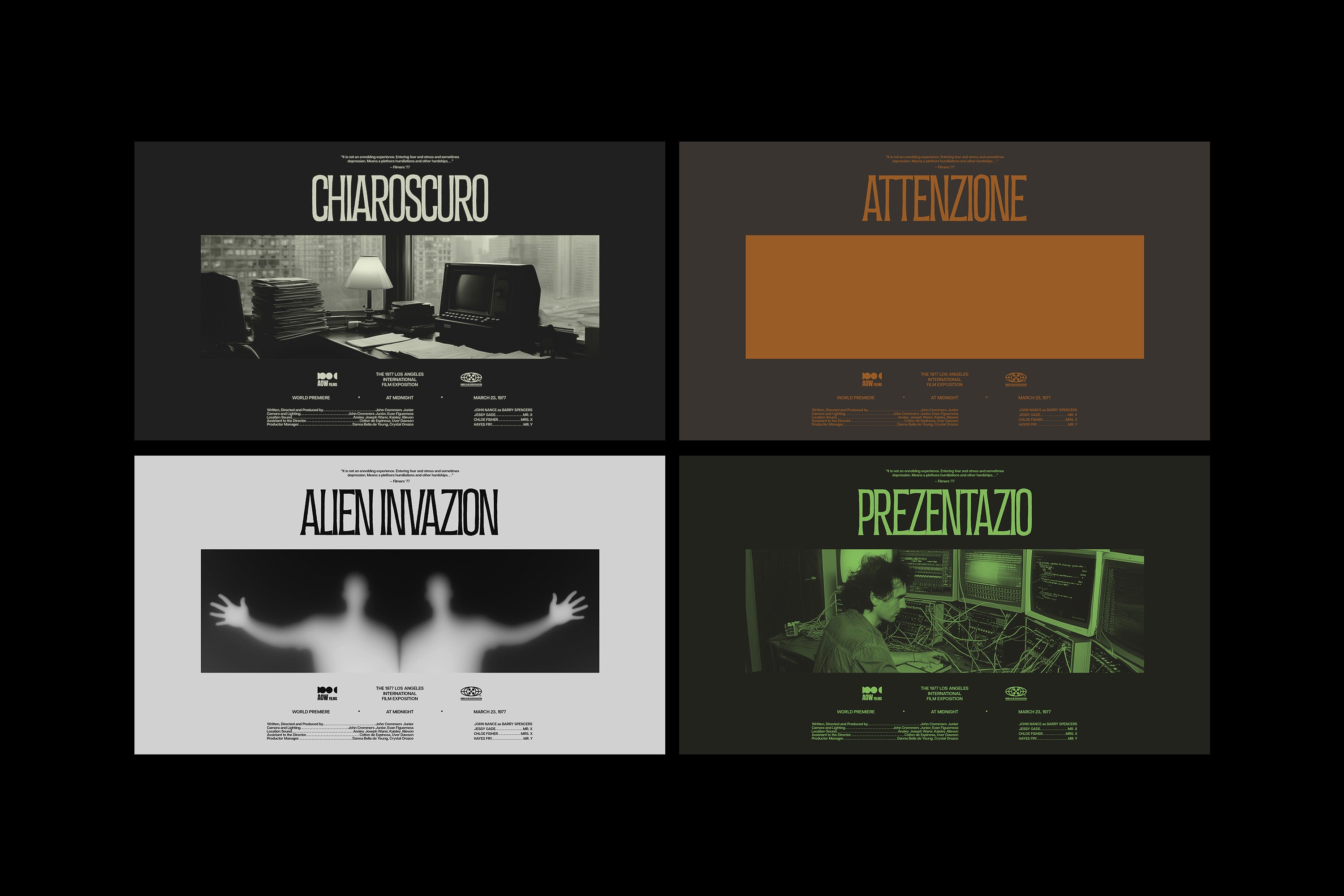 Old Movie Titles Collection