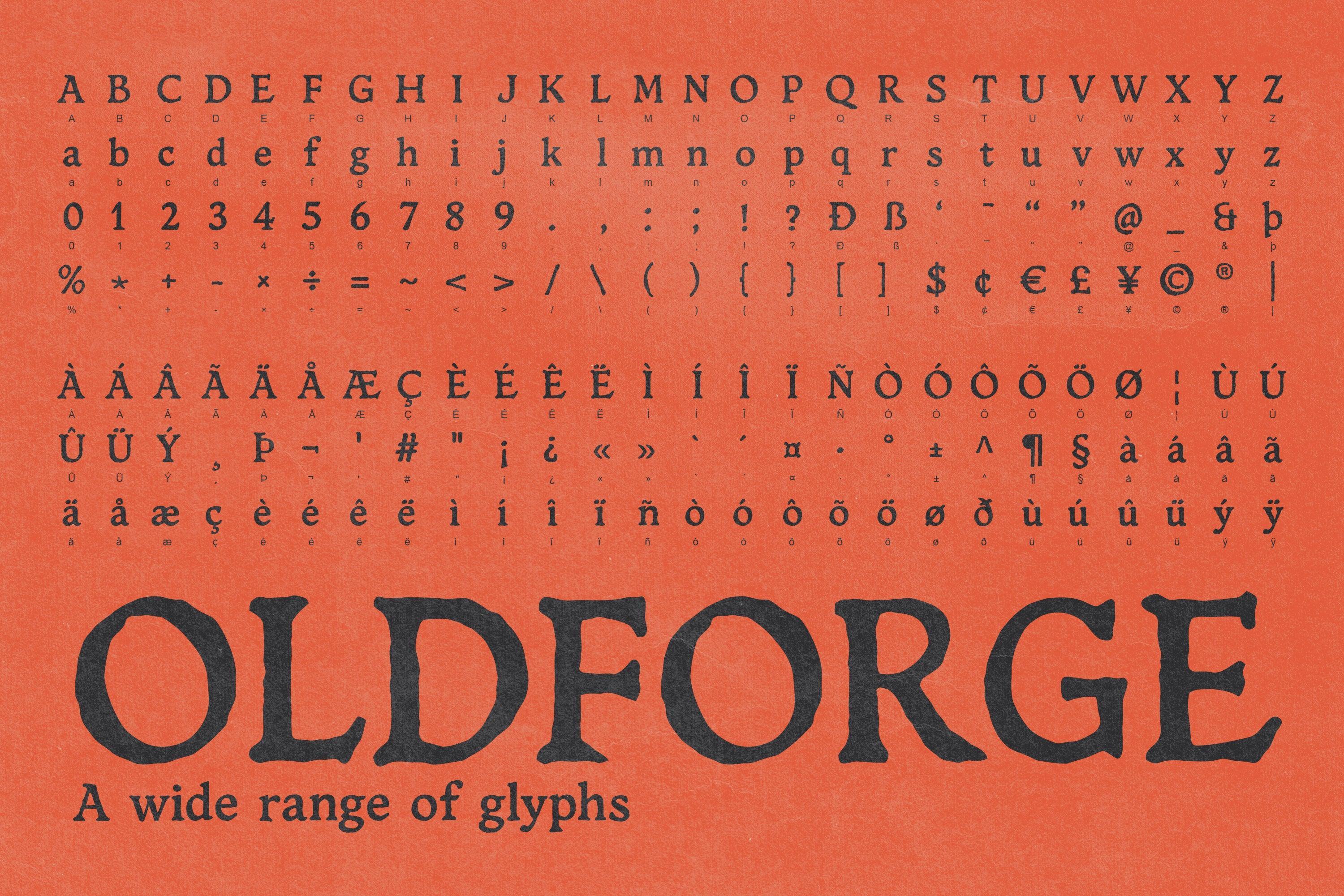 Oldforge Medieval Distressed Font