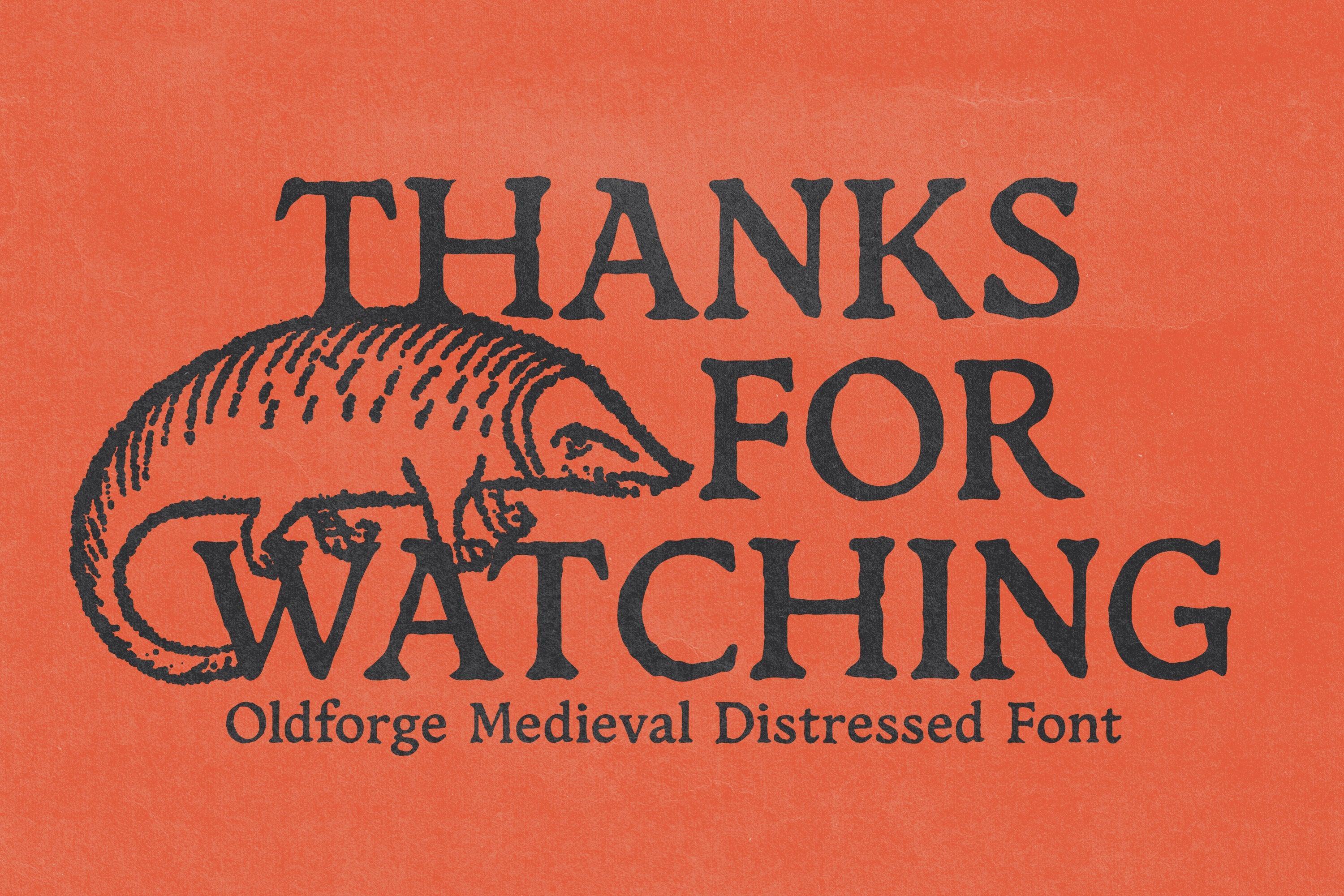 Oldforge Medieval Distressed Font
