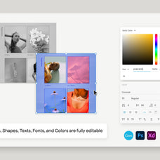 Olena - Social Kit Templates