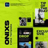 Onixs – Urban Instagram Post & Story Templates