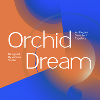 Orchid Dream Elegant Sans Serif Typeface Font