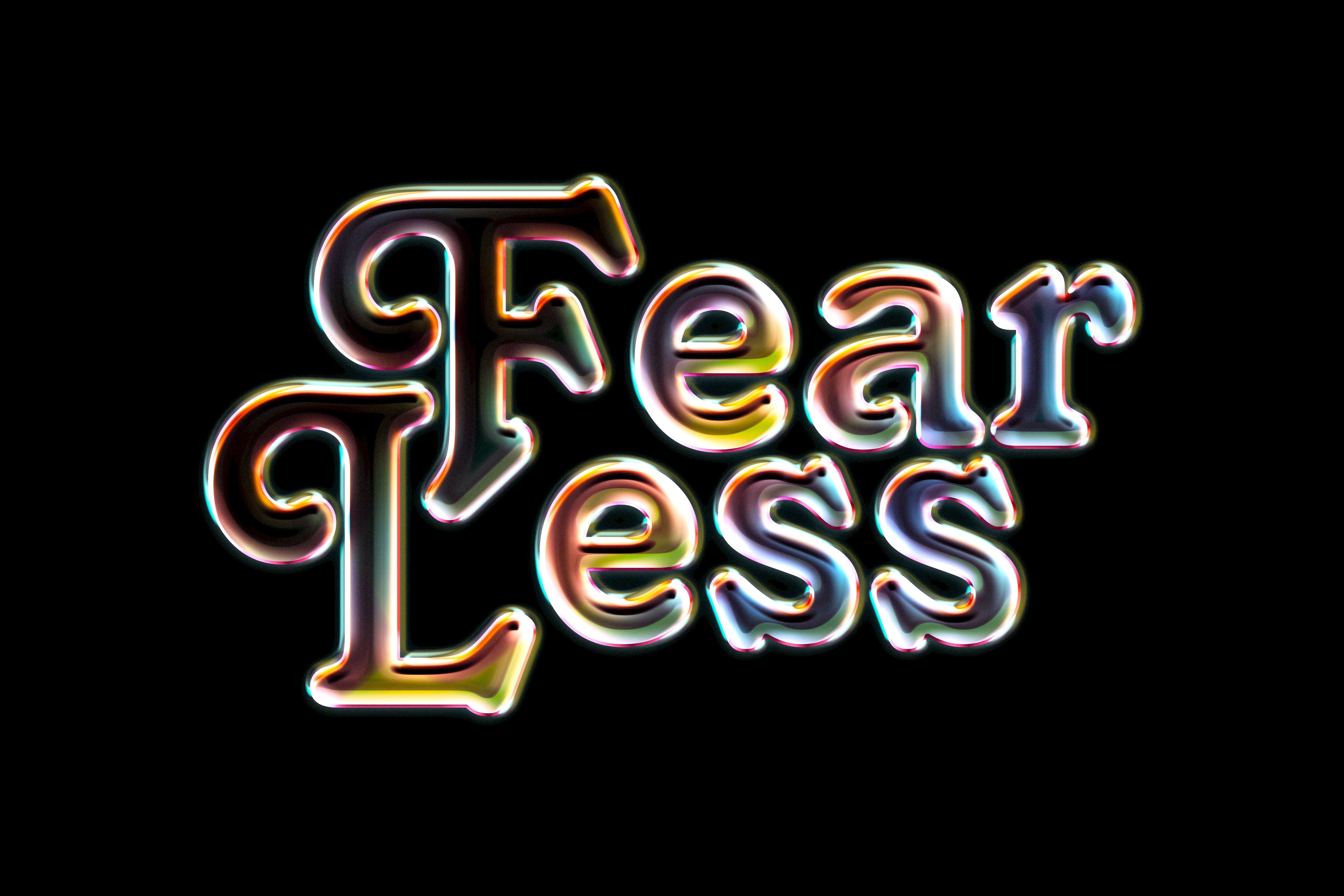 Original Chrome Style Text Effect