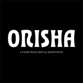 Orisha Typeface