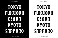 Orisha Typeface