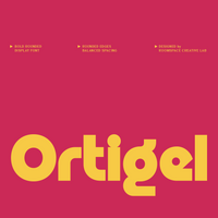 Ortigel - Rounded Display Font