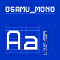 OSAMU MONO Font Family