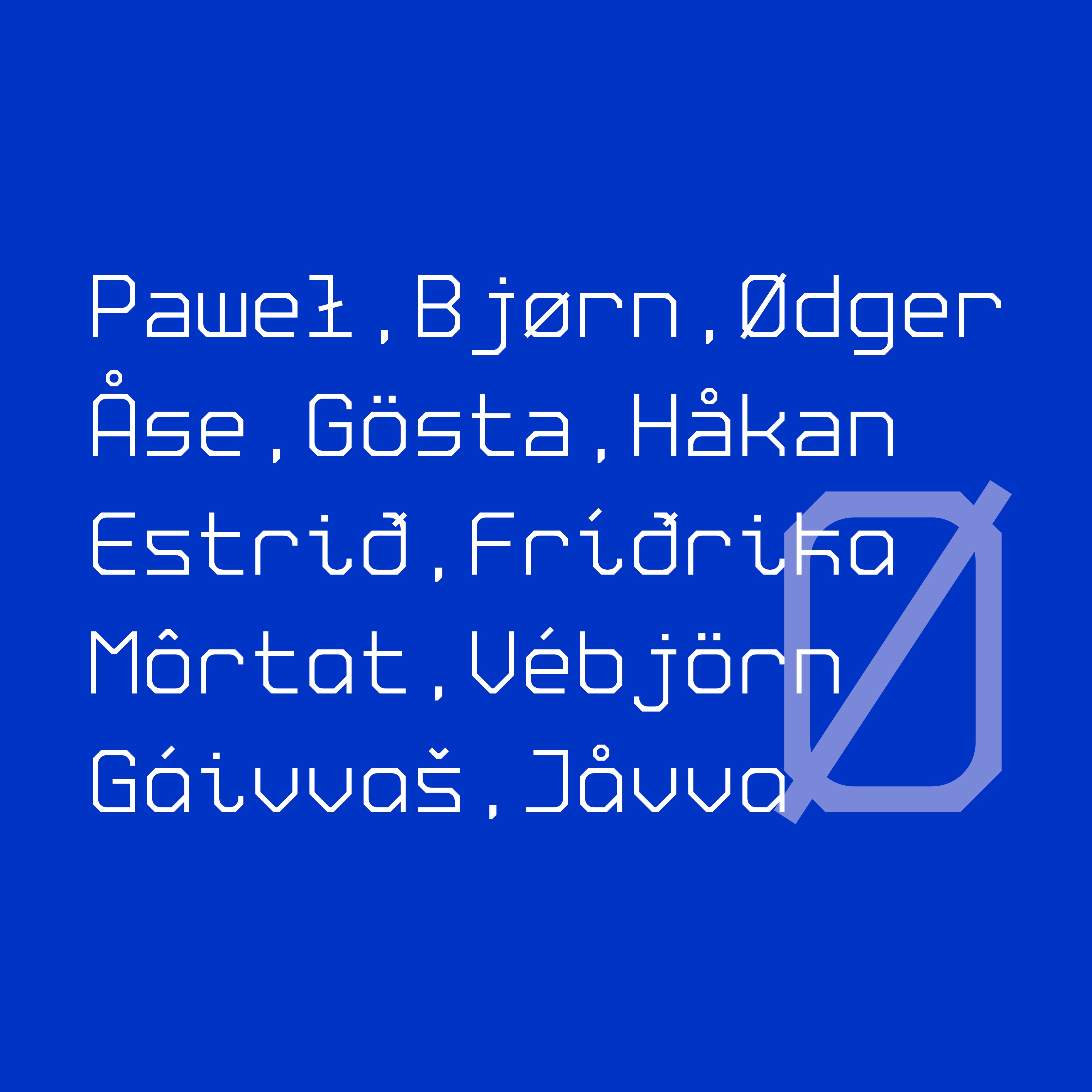 OSAMU MONO Font Family