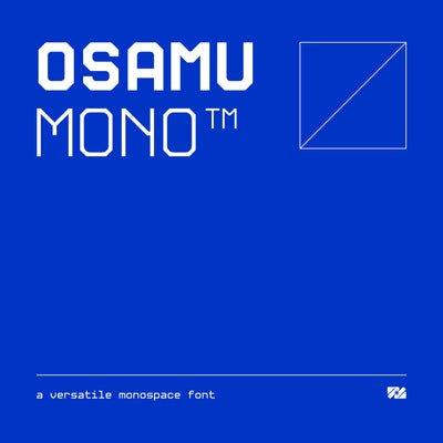 OSAMU MONO Font Family