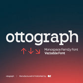 Ottograph Duospace Font Family