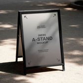 Outdoor A-Stand Mockup