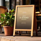 Outdoor A-Stand Mockup