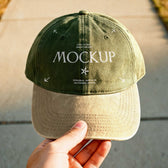 Outdoor Baseball Cap Mockup