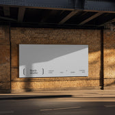 Outdoor Mockup Under The Bridge on Sunny Day