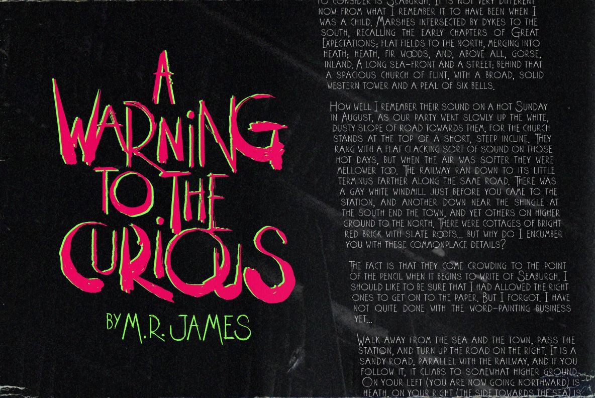 Outright Horror: Hand-drawn Halloween Font