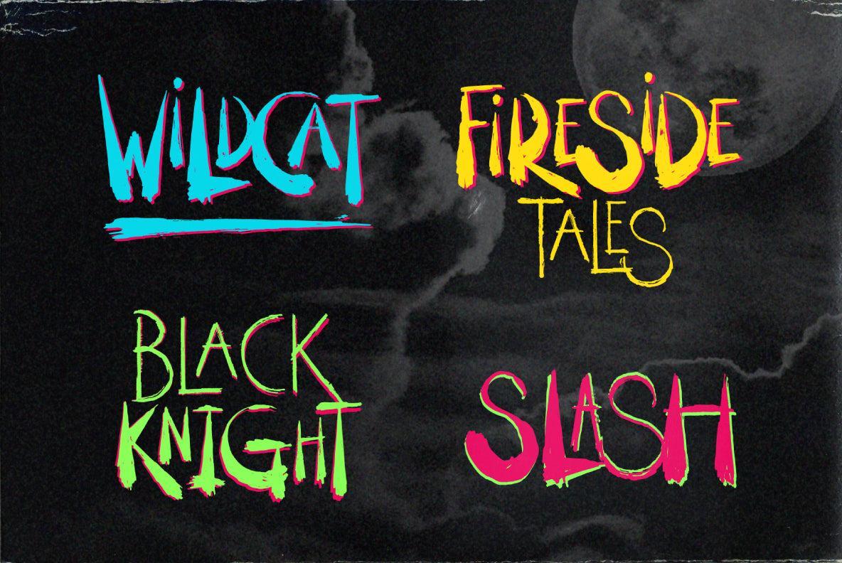 Outright Horror: Hand-drawn Halloween Font