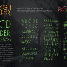 Outright Horror: Hand-drawn Halloween Font
