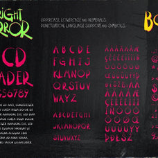 Outright Horror: Hand-drawn Halloween Font