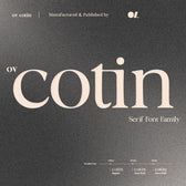 OV Cotin Serif Font Family
