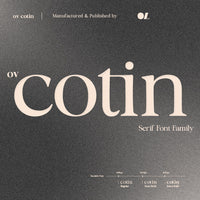 OV Cotin Serif Font Family