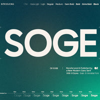 OV Soge - Sans Serif Family